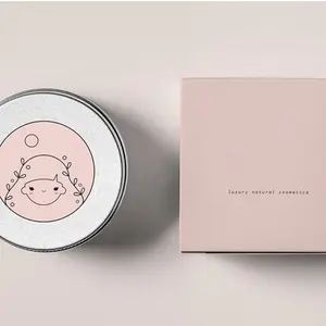 Caja de papel blanca plegable para embalaje de alimentos, embalaje de cartón con logotipo impreso personalizado, para té y café