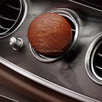 Diffuseur de parfum rond en métal de haute qualité pour voiture, clip de ventilation, désodorisant pour voiture