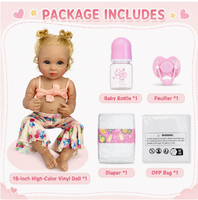Boneka Bayi Reborn Silikon Utuh 48cm 19 Inch Tahun 2026, Dapat Dimandikan, Tahan Air, Dapat Dicuci, Realistis, Mainan Bayi Baru Lahir untuk Anak-Anak
