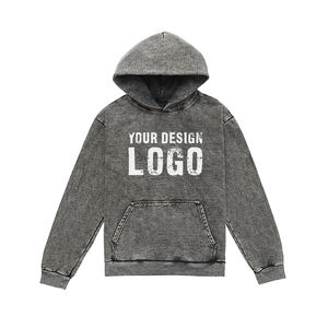 Nouveau design, sweat-shirt pour homme en coton uni, teinture par pulvérisation, surdimensionné, mode décontractée, épaules tombantes, pull ample, sweat-shirt pour homme - Product Image 3