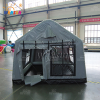 Tente WINSUN en PVC, étanche à l'air, petite, pour l'intérieur, certifiée CE, avec pompe électrique, ignifuge, installation facile, imperméable, double couche, deux chambres