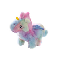 Cadeau promotionnel, animaux en peluche, jouet en peluche, licorne, ailes électriques, cheval volant, simulation de cheval, sons et lumières électroniques