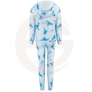 New tie dye sublimation fashionable track suit printed for woman - Product Image 2