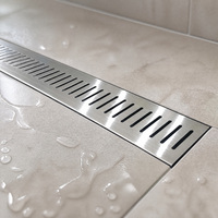 Caniveau de drainage extérieur moderne en plastique chromé, gouttière carrée en PVC avec crépine, diamètre extérieur 135 mm (5 pouces), garantie 2 ans