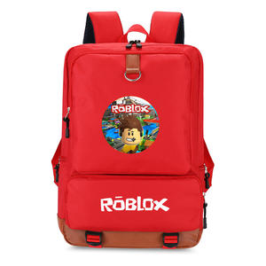 Sac à dos personnalisé sur le thème du monde virtuel Roblox pour hommes et femmes, fermeture éclair, doublure en polyester, sac à dos de voyage - Product Image 5