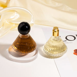 Envase <span class=keywords><strong>de</strong></span> Perfume Vacío <span class=keywords><strong>de</strong></span> <span class=keywords><strong>Vidrio</strong></span> Esmerilado Cónico <span class=keywords><strong>de</strong></span> Lujo <span class=keywords><strong>de</strong></span> 30 ml, Serigrafía con Rayas Verticales, Pulverizador Recargable, Venta al por Mayor, Caja <span class=keywords><strong>de</strong></span> 100 Unidades - Product Image 2