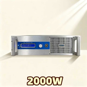 Émetteur FM 2KW (2000W) avec antenne et câble intégrés, refroidissement silencieux par ventilateur, parfait pour la transmission de nouvelles - Product Image 3