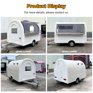 Food Truck JINLIJING Rosa para Cócteles, Cerveza, Jugos, Smoothies, Kebabs y Comida Rápida Totalmente Equipado como Bar Móvil, <span class=keywords><strong>Restaurante</strong></span>, Heladería y Cafetería - Product Image 2