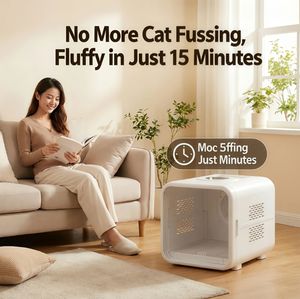 Machine automatique de toilettage et de séchage des animaux de compagnie 53L - Boîte de séchage professionnelle pour chats - Produits de nettoyage et de toilettage pour animaux de compagnie - Product Image 4