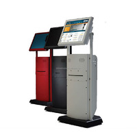 Support de sol à écran tactile personnalisé, résistant aux intempéries, kiosque vide, boîtier d'écran LCD en acier, châssis réseau