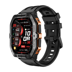 สมาร์ทวอทช์ TKYUAN หน้าจอขนาดใหญ่ 2.02 นิ้ว พร้อม GPS ติดตามการออกกำลังกาย วัดอัตราการเต้นของหัวใจ วัดออกซิเจนในเลือด กันน้ำ รองรับการโทรผ่านบลูทูธ สำหรับผู้ชาย - Product Image 5