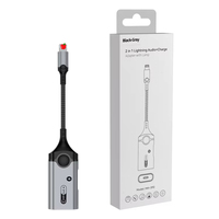 Adaptateur audio double éclairage pour iPhone 13 11 Pro Max, prise jack 3,5 mm, convertisseur auxiliaire pour écouteurs, chargeur 2 en 1, séparateur