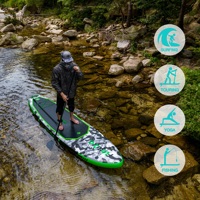 Sup — planche de sauvetage gonflable popper 11, socle transparent, entrepôt européen, livraison directe en russie