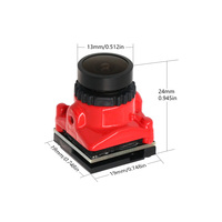 NOUVEAU Cmos 1/3 1800TVL Mini caméra FPV 2.1mm Objectif Puissance 5V-40V PAL/NTSC Avec OSD Interne Réglable pour RC FPV Racing Drone