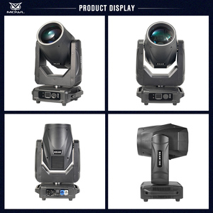 MOWL 2팩 신형 380W 350W 헤일로 링 샤피 DMX 빔 350 380 무빙 헤드 라이트 (플라이트 케이스 포함) - Product Image 3