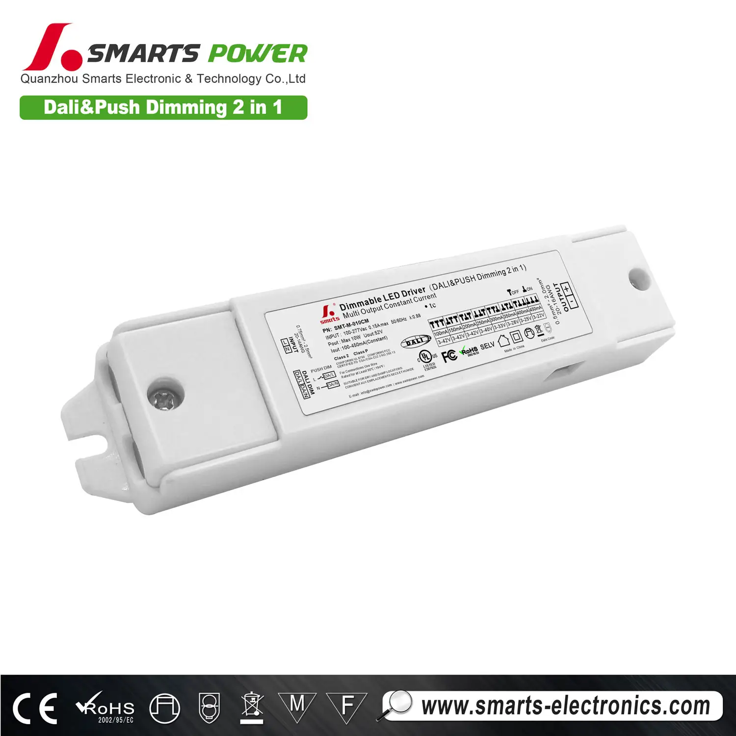 ULリスト350ma定電流LEDダリ調光ドライバーLED投光器用10W電源
