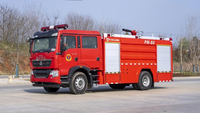 Nouveau camion de pompiers aérien 4x2 à mousse, réservoir de mousse 6m+2m, véhicule de lutte contre l'incendie diesel, sauvetage d'urgence, approvisionnement direct usine