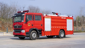 Nouveau <span class=keywords><strong>camion</strong></span> de pompiers aérien 4x2 à mousse, réservoir de mousse 6m+2m, véhicule de lutte contre l'incendie diesel, sauvetage d'urgence, approvisionnement direct usine - Product Image 4