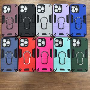 MAXUN Armure personnalisée TPU PC Push Pull support caché avec anneau magnétique pour iPhone Infinix Tecno <span class=keywords><strong>Nokia</strong></span> ZTE Motorola Oneplus - Product Image 4