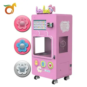 Exclusive Humidity Sensing Adjustment Automated Floss Cotton Candy Vending Machine