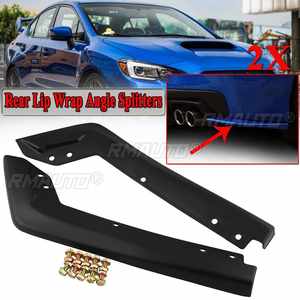 Par de protectores de labio divisor de parachoques trasero estilo OE para Subaru Impreza WRX Sti 2015 2016 2017 2018 - Product Image 1