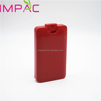 Flacon vaporisateur de parfum PP 50 ml avec pompe à brume pour atomiseur corporel, emballage en forme de carte de crédit