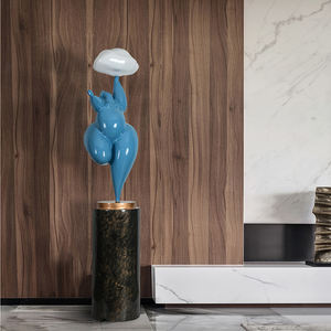 Nuevo diseño de tendencia, dormitorio de Hotel, Base de hierro moderna, lámpara de pie de esquina Led roja con diseño minimalista moderno regulable - Product Image 4