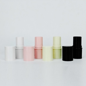 Custom Printed Empty White Black Green Pink Lip Balm <b>Container</b> 6g Round Lip Gloss Tubes Lipstick Tube with Inner Lid - Product Image 2