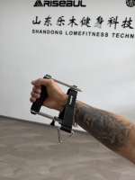 Poignées de câble métalliques robustes et confortables, antidérapantes, pour machine à câbles de fitness, accessoire pour entraînement en salle de sport RISEBUL