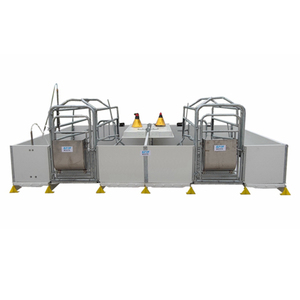 Enclos <span class=keywords><strong>de</strong></span> maternité durable en acier galvanisé pour porcs avec mangeoire supplémentaire pour porcelets – Équipement complet pour l'élevage porcin - Product Image 3