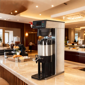 เครื่องชงกาแฟแบบหยดอัตโนมัติพร้อมหน้าจอสีขนาด 4.3 นิ้ว ปรับแต่งได้ สำหรับเติมน้ำอัตโนมัติ เครื่องชงกาแฟเชิงพาณิชย์ - Product Image 1