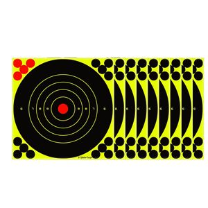 Cible en papier réactive personnalisable de 8 pouces pour l'entraînement au tir, à usage extérieur, avec impact collant pour armes à feu - Product Image 5