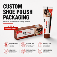 Hei Niu Lederpflege & Möbelpflege Schwarze Flüssige Schuhcreme Tube 35g