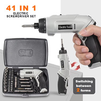 Kit de tournevis électrique sans fil, ensemble de tournevis rechargeables avec embouts, douilles, rallonge, outil de réparation portable