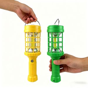 Portable COB LED Camping <b>Lantern</b> Rechargeable Handheld Flashlight with Hanging Hook for Outdoor Hiking Fishing Emergency - Product Image 1