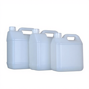 Bidons en plastique HDPE recyclables blancs carrés personnalisés de qualité alimentaire non toxiques WEIKANG Emballage hermétique Logo personnalisé - Product Image 1