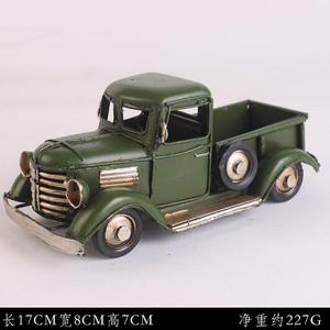 Modèle de camionnette en métal vintage créatif, décoration d'intérieur, cadeau de Noël - Product Image 6