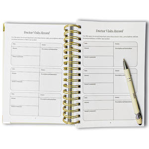 Planificateur personnalisé Bobine d'impression Spiral Bound Planner Spiral Notebook Weekly Monthly Manifestation Goal Diary Journal Planner - Product Image 5