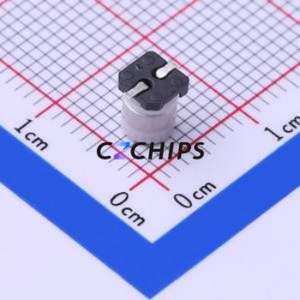 EEEFC1E6R8R SMD Aluminum Electrolytic <b>Capacitor</b> SMD,D4xL5.4mm 6.8uF 20% 25V 60mA-100kHz - Product Image 2