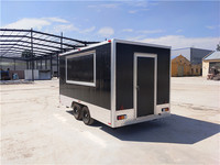 FS-400 chariot de nourriture mobile de Crème Glacée Mobile Chariots Remorque Remorquable Alimentaire Remorque À Vendre