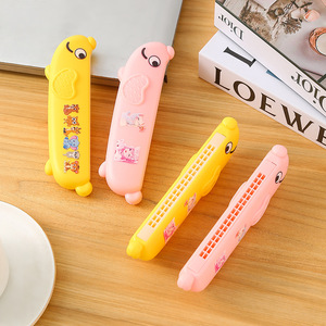 Harmonica de dessin animé, instrument à vent en plastique pour enfants, jouet d'éducation précoce, 2-4 ans, unisexe - Product Image 2
