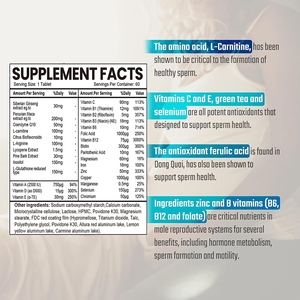 Capsule per la Fertilità Fornitura Personalizzata dalla Fabbrica Integratore per la Salute dell'Uomo Maca per Aumentare lo Sperma - Product Image 2