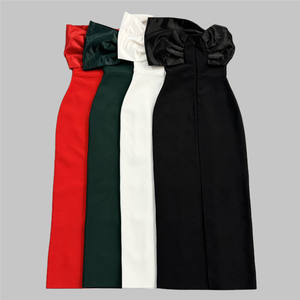 Los vestidos de mujer estampados de manga corta Retro elegantes informales de verano para mujer se envían al azar - Product Image 3