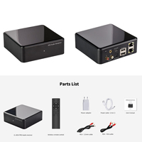 Amplificateur de classe D CL BOX PRO, récepteur audio sans fil domestique, WiFi 2,4 GHz/5 GHz, synchronisation multiroom, sortie optique et ligne avec AirPlay DLNA