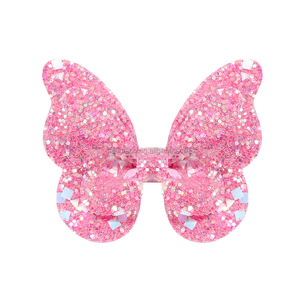 Accessori per capelli forcine per bambini Multi-colori Shinning farfalla Bowknot BB Hairclips per ragazze - Product Image 3