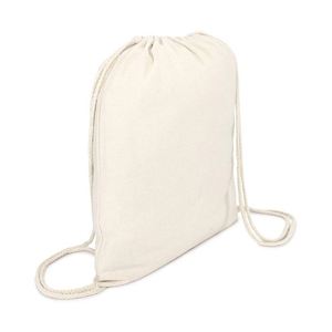 Wholesale Double <b>String</b> Eco Organic Cotton Canvas Drawstring <b>Bag</b> With Custom Logo - Product Image 2