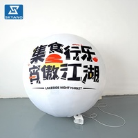 Ballon publicitaire gonflable personnalisé pour la décoration d'événements, idéal pour les scènes, les fêtes et les marchés en plein air
