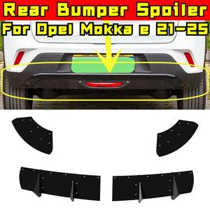 Rear Bumper Spoiler Lip Diffuser Modification Part For Opel <strong>Mokka</strong> <strong>e</strong> 2021-2025 Bumper Guard Protector Cover Car Accessories - Product Image 2