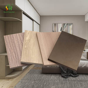 4x8 18mm E0 chêne blanc mélamine <span class=keywords><strong>contreplaqué</strong></span> armoires de cuisine porte salle de bain vanité carcasse <span class=keywords><strong>panneau</strong></span> - Product Image 2