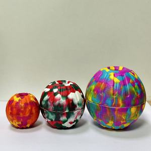 ของเล่นสุนัขแบบลูกบอลกลวงขนาดใหญ่ 9 ซม. ผลิตจากวัสดุ EVA ทนทาน ทำความสะอาดฟันได้ดี เหมาะสำหรับสุนัขที่ชอบกัดแทะ ลายพราง  ขายส่ง เป็นมิตรกับสิ่งแวดล้อม - Product Image 4